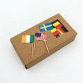 Decoration Disposable Different Countries Flag Picks Food Toothpick For Party, Cocktail